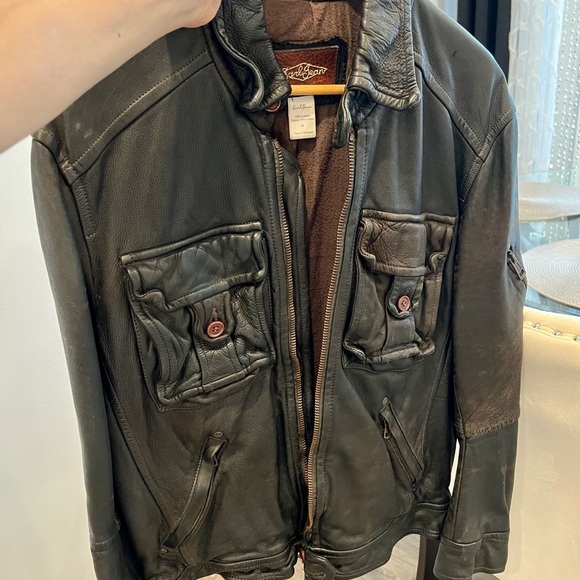 Beautiful genuine letter jacket pre owner size M - Picture 3 of 5